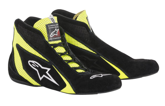 SP Shoe Blk /Fluo Yellow Size 9