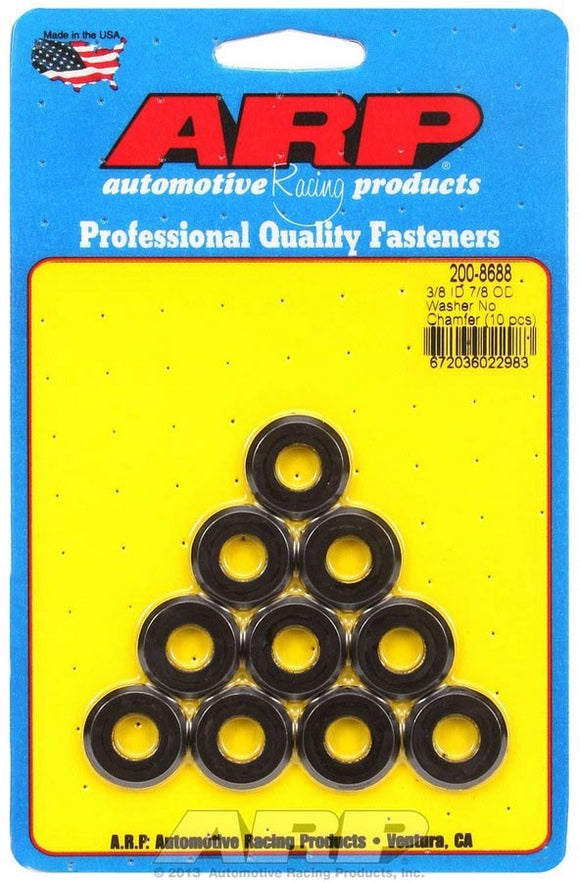 Black Washers - 3/8 ID x 7/8 OD (10)